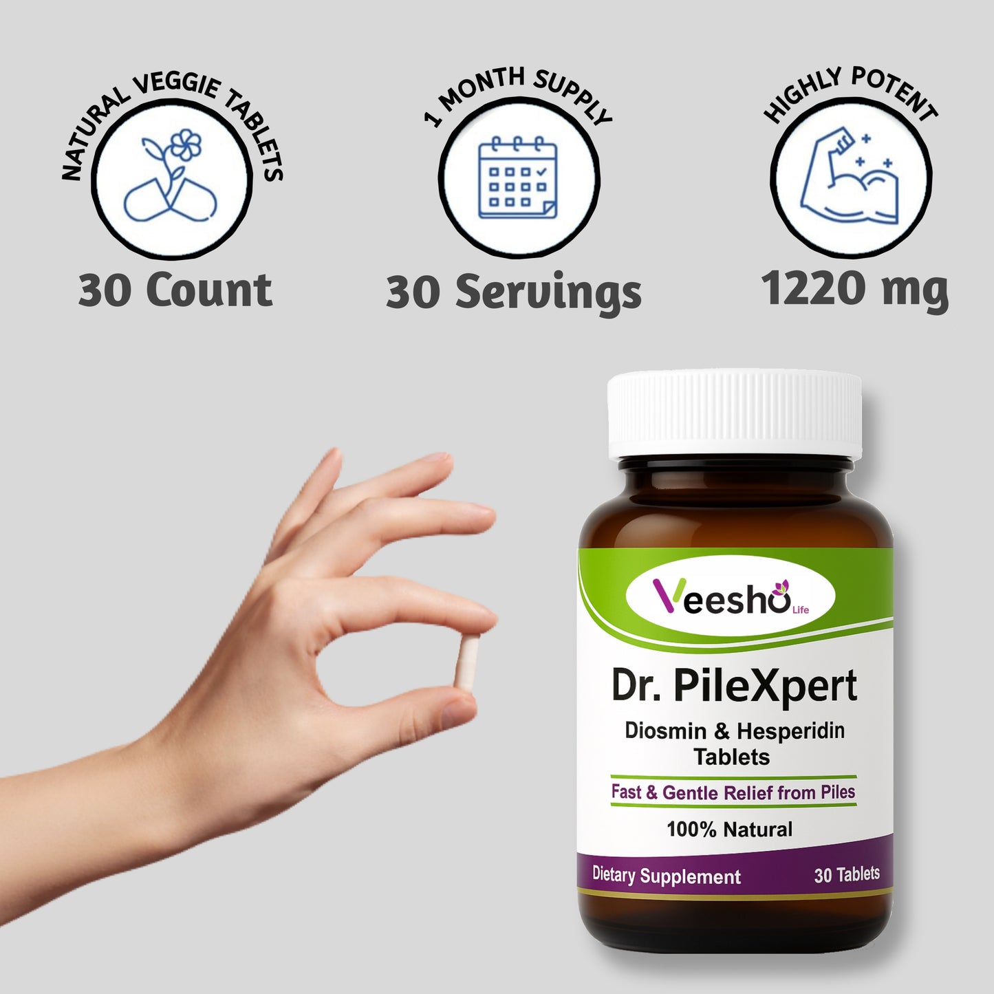 आयुर्वेदिक फॉर्मूलेशन डॉ. पाइलएक्सपर्ट टैबलेट्स – बवासीर | फिशर | फिस्टुला से राहत