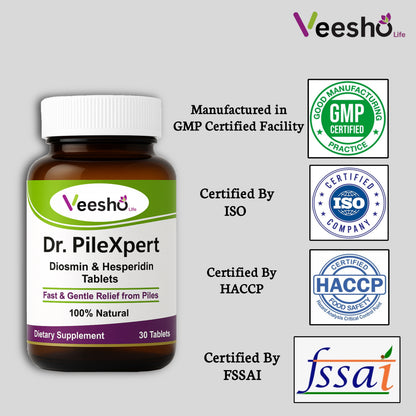 आयुर्वेदिक फॉर्मूलेशन डॉ. पाइलएक्सपर्ट टैबलेट्स – बवासीर | फिशर | फिस्टुला से राहत